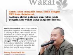Pemkot MoU Wakaf dengan Kemenag dan BWI, Anggota DPRD Kota Sukabumi Danny Ramdhani Dorong Tata Kelola Lebih Profesional