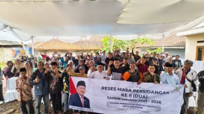 Anggota DPRD Kota Sukabumi Dindin Solahudin Gelar Reses di Jayamekar, Dorong P2RW Kembali Dianggarkan dan UMKM Diperkuat