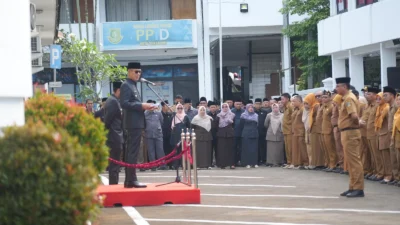 Di Momen Halal Bihalal Pemkot Sukabumi, Wali Kota Tekankan Efisiensi Anggaran Hingga Terapkan WFH