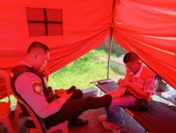 Aksi Inspiratif Relawan Disabilitas Warnai Posko Lebaran PMI Kota Sukabumi