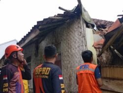Dua Rumah di Cikole dan Baros Rusak, BPBD Kota Sukabumi Gerak Cepat Lakukan Monitoring dan Imbau Warga Waspada