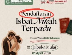 Isbat Nikah Terpadu Dibuka, Disdukcapil Kota Sukabumi Fasilitasi Pasangan Belum Tercatat