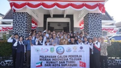 Dilepas Wali Kota, 50 Calon Pekerja Migran Indonesia Asal Sukabumi Siap Bekerja di Luar Negeri