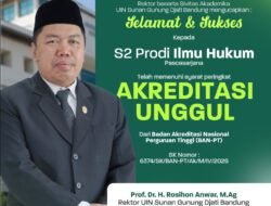 Akreditasi Unggul Diraih, Prodi Magister Ilmu Hukum UIN Bandung Makin Kompetitif