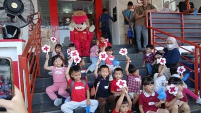 Liburan Seru dan Edukatif, Puluhan Anak-Anak Petualang Cilik Sukabumi Dikenalkan Layanan Kemanusiaan Sejak Dini di PMI