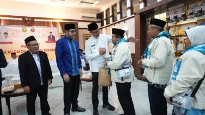 Ini Pesan Wali Kota Saat Lepas Jemaah Calon Haji Kota Sukabumi ke Tanah Suci