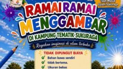 Hari Menggambar Nasional di Sukabumi, Kampung Tematik Sukuraga Ajak Warga Bebas Berkreasi di Alam Terbuka