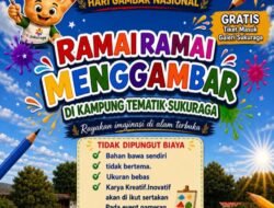 Hari Menggambar Nasional di Sukabumi, Kampung Tematik Sukuraga Ajak Warga Bebas Berkreasi di Alam Terbuka
