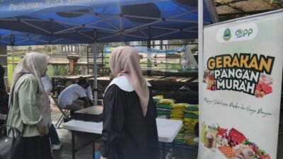 Jelang Iduladha, Gerakan Pangan Murah Digencarkan di Warudoyong Sukabumi Jual Sembako di Bawah Harga Pasar