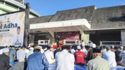 Ribuan Warga Sukabumi Shalat Iduladha di Lapang Merdeka