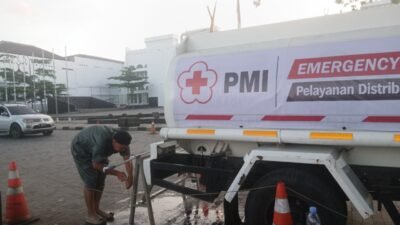Layani Jamaah Idul Adha, PMI Kota Sukabumi Siagakan Fasilitas Wudhu Portable di Lapang Merdeka