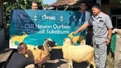 Idul Adha 2026, Citimall Sukabumi Bagikan Hewan Kurban untuk Masyarakat Sekitar