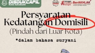 Disdukcapil Kota Sukabumi Ingatkan Syarat Pindah Domisili, Warga Wajib Lengkapi Dokumen Ini