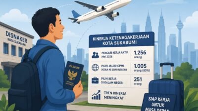 Minat Kerja ke Luar Negeri Mendominasi, Kinerja Ketenagakerjaan Kota Sukabumi Meningkat hingga Mei 2026