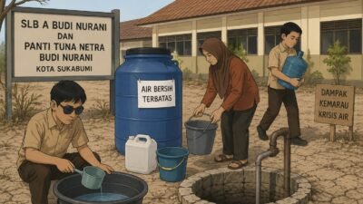 Kemarau Berkepanjangan Picu Krisis Air di SLB dan Panti Tuna Netra Budi Nurani Sukabumi