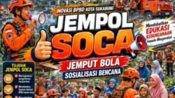BPBD Kota Sukabumi Gulirkan Inovasi“JEMPOL SOCA”, Jemput Bola Edukasi Kebencanaan ke Tengah Warga