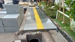 Revitalisasi Trotoar Jalan Bhayangkara Depan Setukpa Sukabumi Dimulai, Target Rampung Agustus