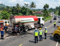 Pertamina Patra Niaga RJBB Tangani Cepat Insiden Mobil Tangki di Cianjur, Pastikan Pasokan BBM Tetap Aman