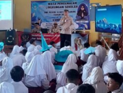 Hari Pertama MPLS, FPK Kota Sukabumi Tanamkan Wawasan Kebangsaan ke Ratusan Siswa Baru SMPN 14 Baros