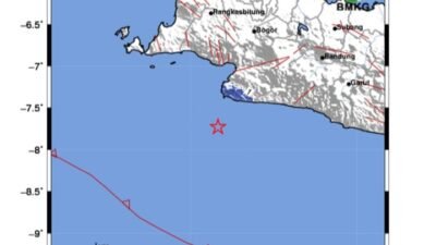 Gempa M 4,1 Guncang Barat Daya Sukabumi, BPBD: Belum Ada Laporan Kerusakan