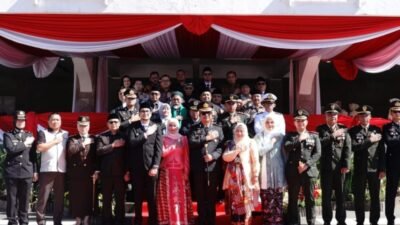 Ketua DPRD Kota Sukabumi Kang Wanju Hadiri Upacara Hari Bhayangkara ke-80