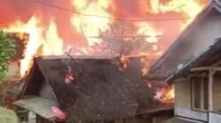 Kebakaran Landa Kasepuhah Adat Ciptamulya Sukabumi
