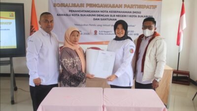 Bawaslu Kota Sukabumi Gandeng SLB Negeri 1, Perkuat Pendidikan Politik Inklusif bagi Penyandang Disabilitas