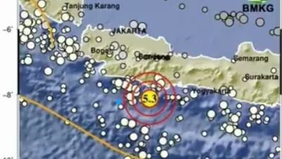 Gempa M 5,3 Guncang Barat Daya Pangandaran, Getarannya Dirasakan hingga Sukabumi
