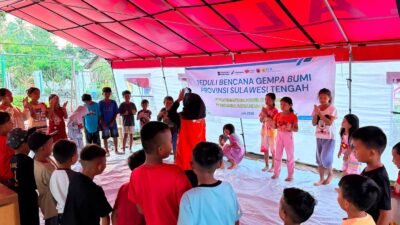 Pertamina Patra Niaga, PLN Nusantara Power UP Rembang, dan Rumah Zakat Hadirkan Layanan Psikososial bagi Anak Penyintas Gempa di Sigi
