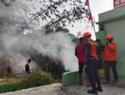 Kebakaran Lahan Bambu di Cikole Sukabumi, Api Diduga Berasal dari Pembakaran Sampah