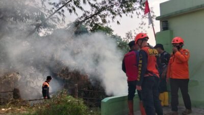 Kebakaran Lahan Bambu di Cikole Sukabumi, Api Diduga Berasal dari Pembakaran Sampah