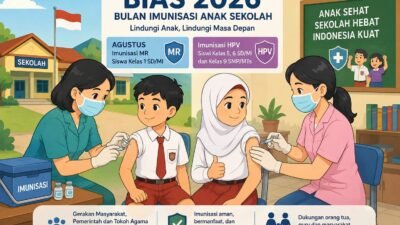 BIAS Dimulai di Sukabumi, Sasar Siswa SD hingga SMP untuk Cegah Difteri, Rubella, dan Kanker Serviks