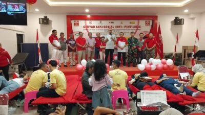 Semarak HUT ke-81 RI, INTI-PINTI Sukabumi Gerakkan Aksi Sosial Donor Darah Hingga Pemeriksaan Kesehatan