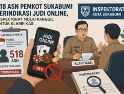 Judi Online Rp1,7 Miliar, Ini Sanksi ASN Sukabumi: PPPK Tak Diperpanjang, PNS Bisa Turun Jabatan