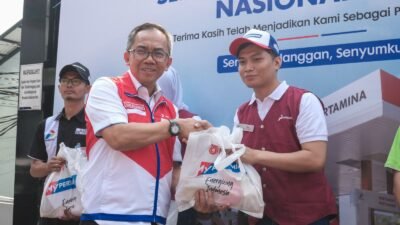 Hari Pelanggan Nasional, Pertamina Patra Niaga Regional JBB Hadir Menyapa di SPBU COCO Jakarta