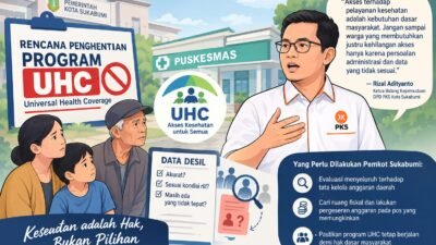 Rencana Penghentian UHC Dipersoalkan, Bidang Pemuda PKS Kota Sukabumi : Jangan Korbankan Hak Kesehatan Warga Miskin