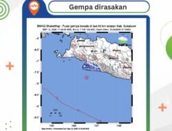 Gempa Magnitudo 4,3 Guncang Selatan Sukabumi, Getaran Terasa hingga Cianjur