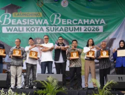 Beasiswa Bercahaya Wali Kota Sukabumi 2026 Diluncurkan, 319 Mahasiswa Terima Bantuan