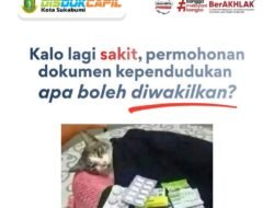 Warga Sedang Sakit Tetap Bisa Urus Dokumen, Ini Kemudahan dari Disdukcapil Kota Sukabumi