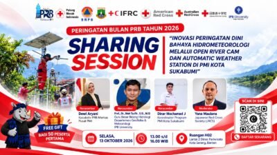 PMI Kota Sukabumi Ungkap Inovasi Kamera Sungai dan Sensor Cuaca pada Bulan PRB 2026