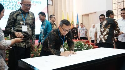 Di Rakor Tata Kelola Pemerintahan Daerah, Ketua DPRD Kota Sukabumi Komitmen Dukung Pencegahan Korupsi