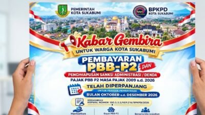 Pemkot Sukabumi Perpanjang Penghapusan Denda PBB-P2 hingga Desember 2026