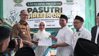 Pasutri Three in One Diluncurkan di Sukabumi, Nikah Langsung Dapat Buku Nikah, KTP, dan KK