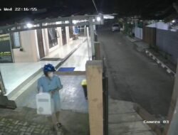 Dispenser untuk Air Minum Jemaah Dicuri, Aksi Terekam CCTV Masjid Almuhajirin Sukabumi